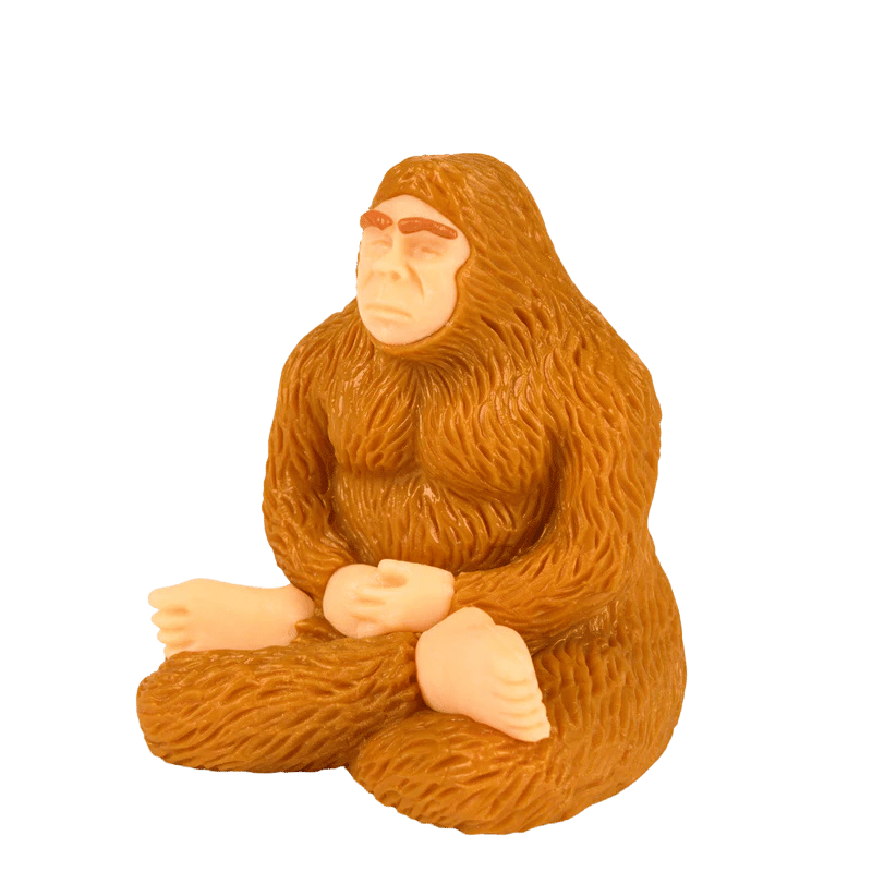 Meditating Bigfoot (Tan)
