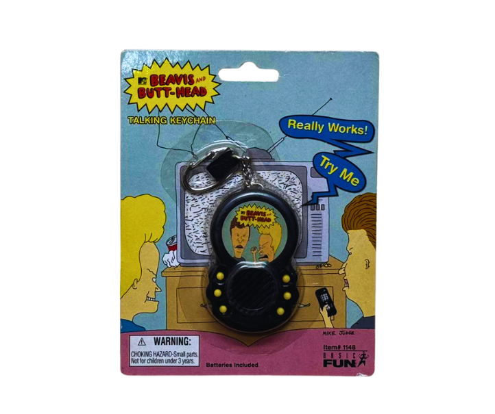 Beavis and Butt-Head Talking Keychain