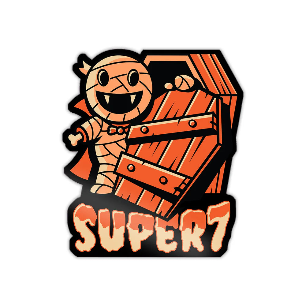 Super7 Mummy Boy Vinyl Sticker March Monsters Edition