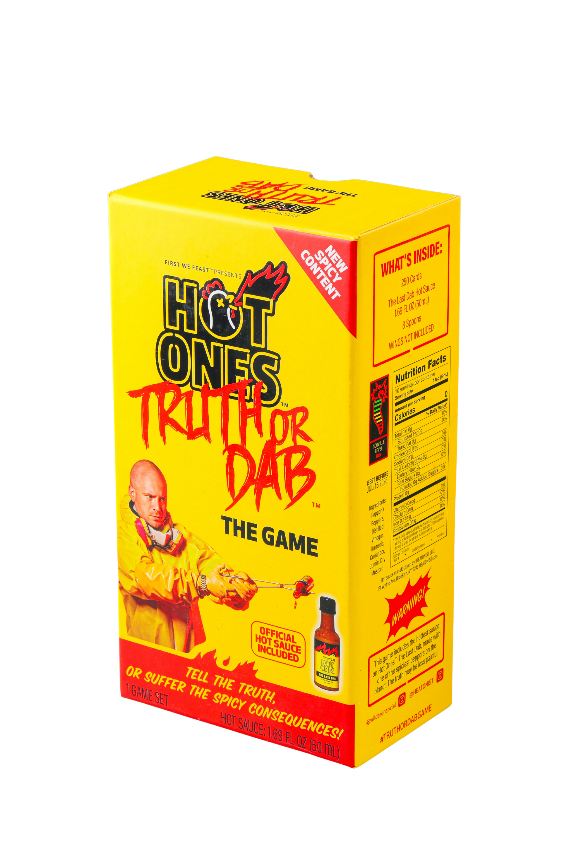 Wilder Games Card Game – Hot Ones Truth or Dab Edition