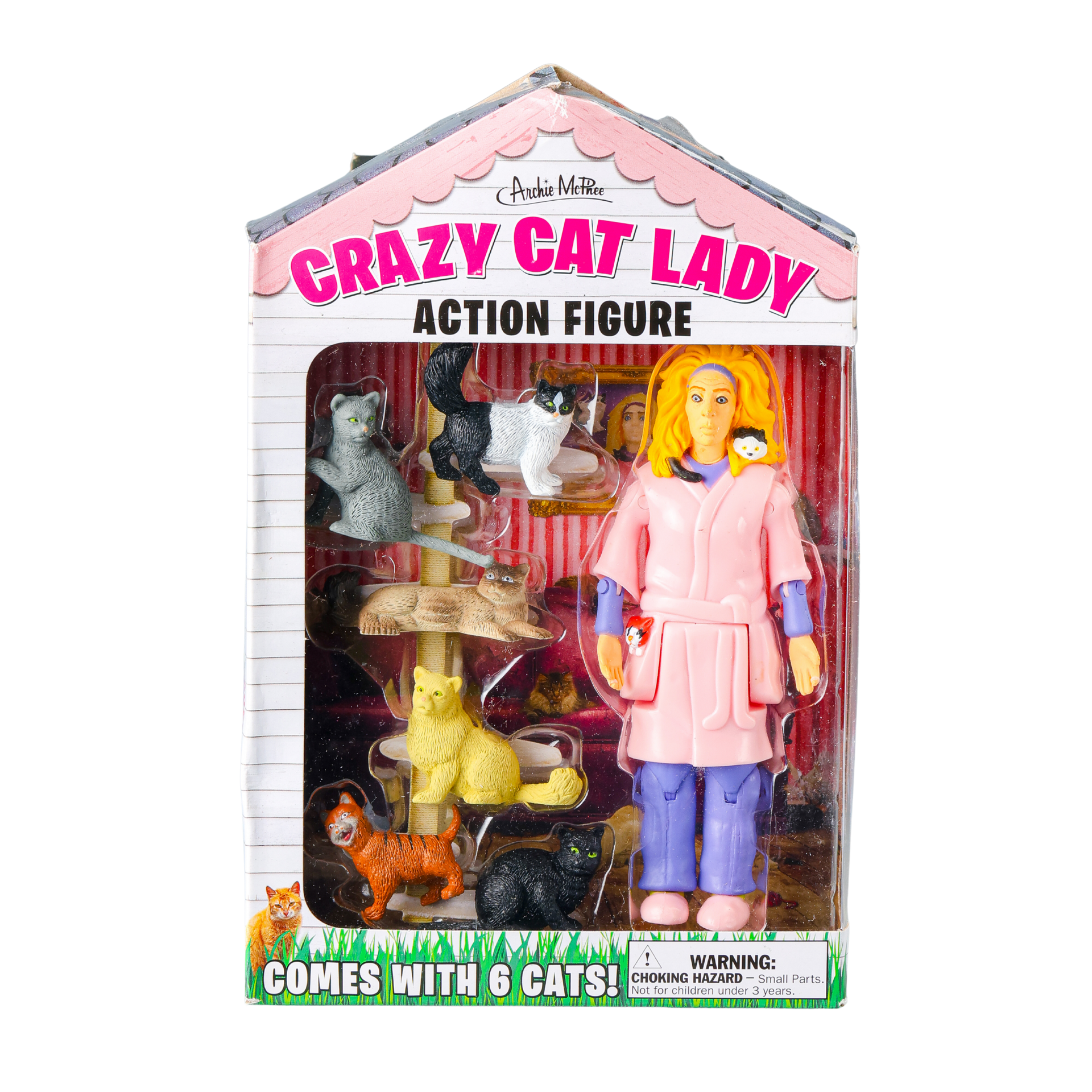 Crazy Cat Lady Action Figure