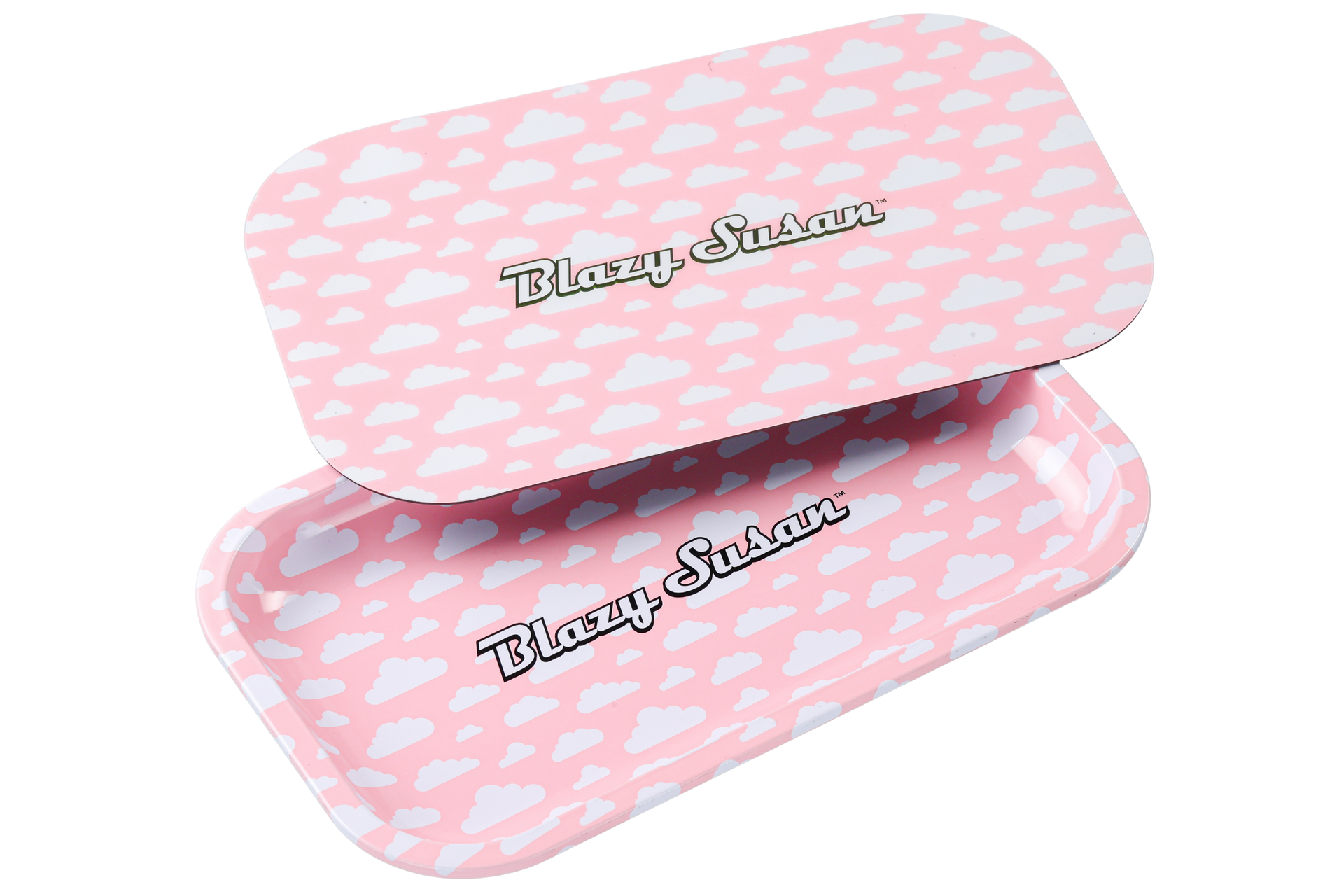 Blazy Susan Rolling Tray – Medium 10"" x 6"" with Magnetic Lid