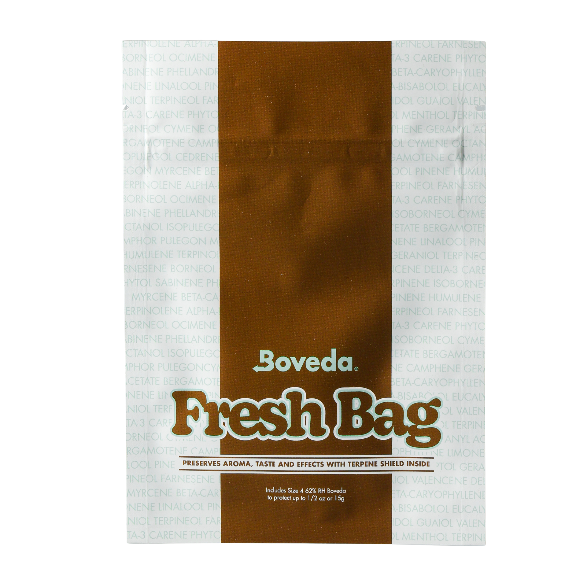 Boveda Fresh Bag – 1/2 oz Cannabis Storage With B62 Size 67 Pack