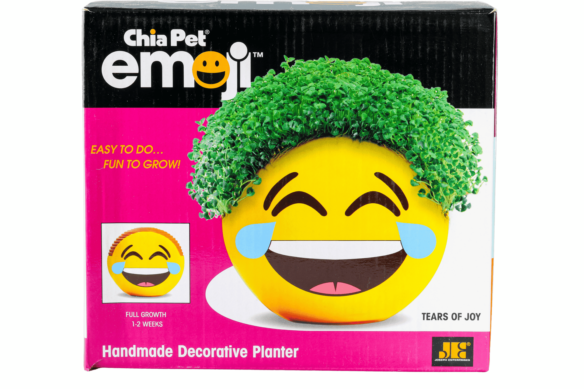 Chia Pet – Emoji Tears of Joy Decorative Planter