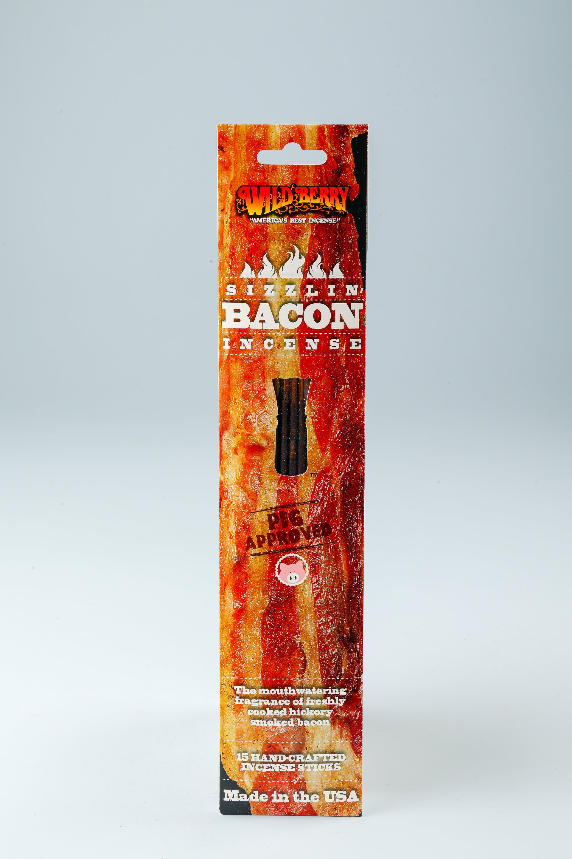 Wild Berry Incense Sizzlin' Bacon Package