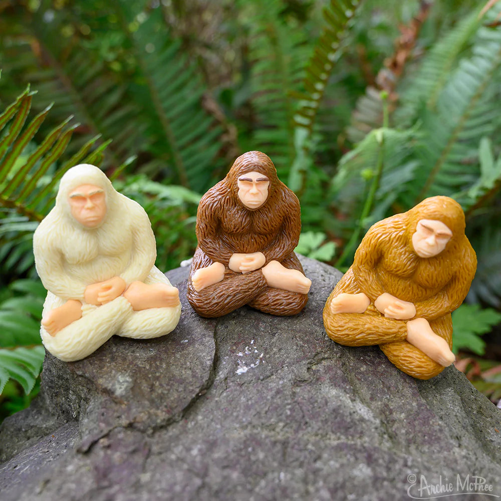 Meditating Bigfoot (Tan)