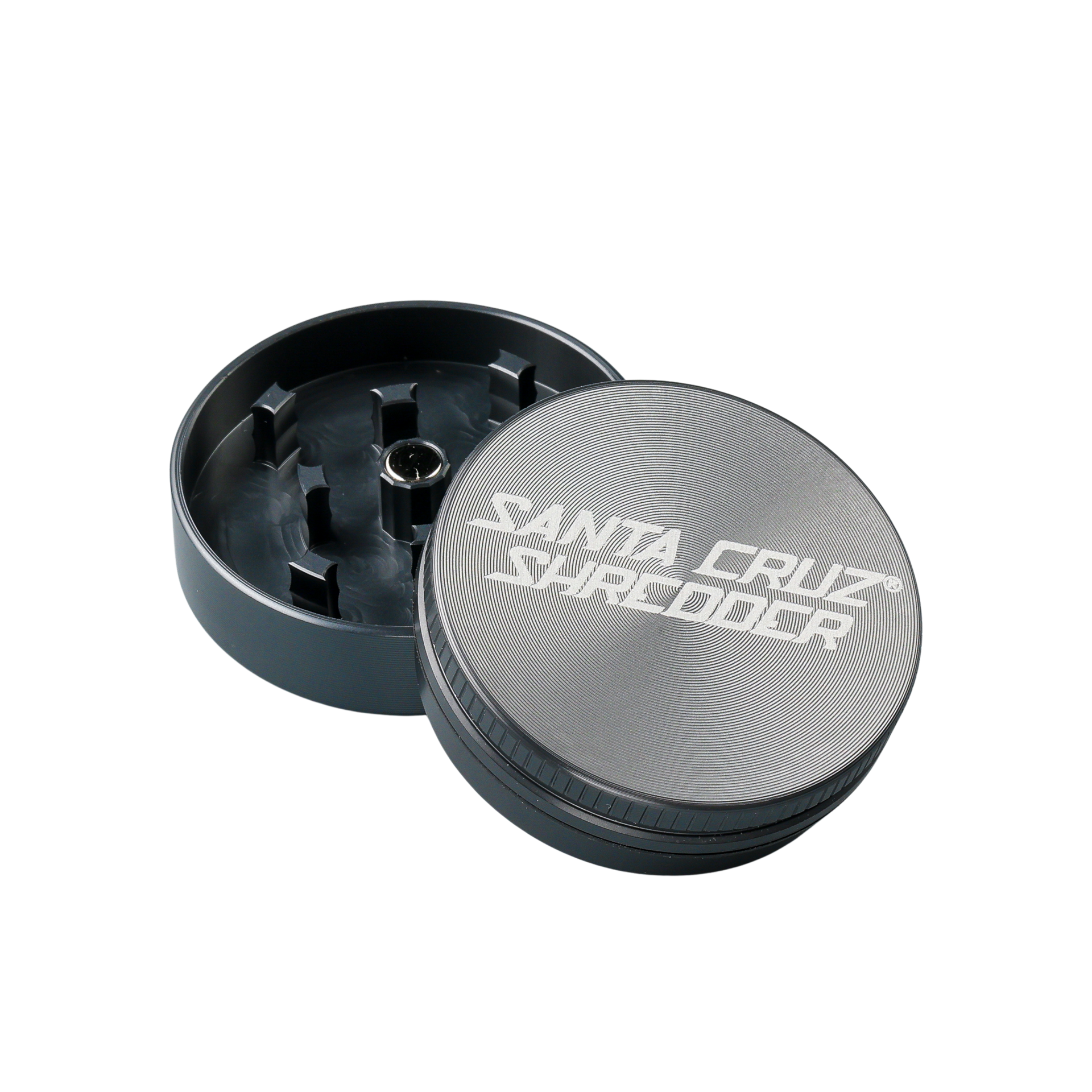 Santa Cruz Shredder Aluminum Grinder 2 Piece Small Grey Gloss