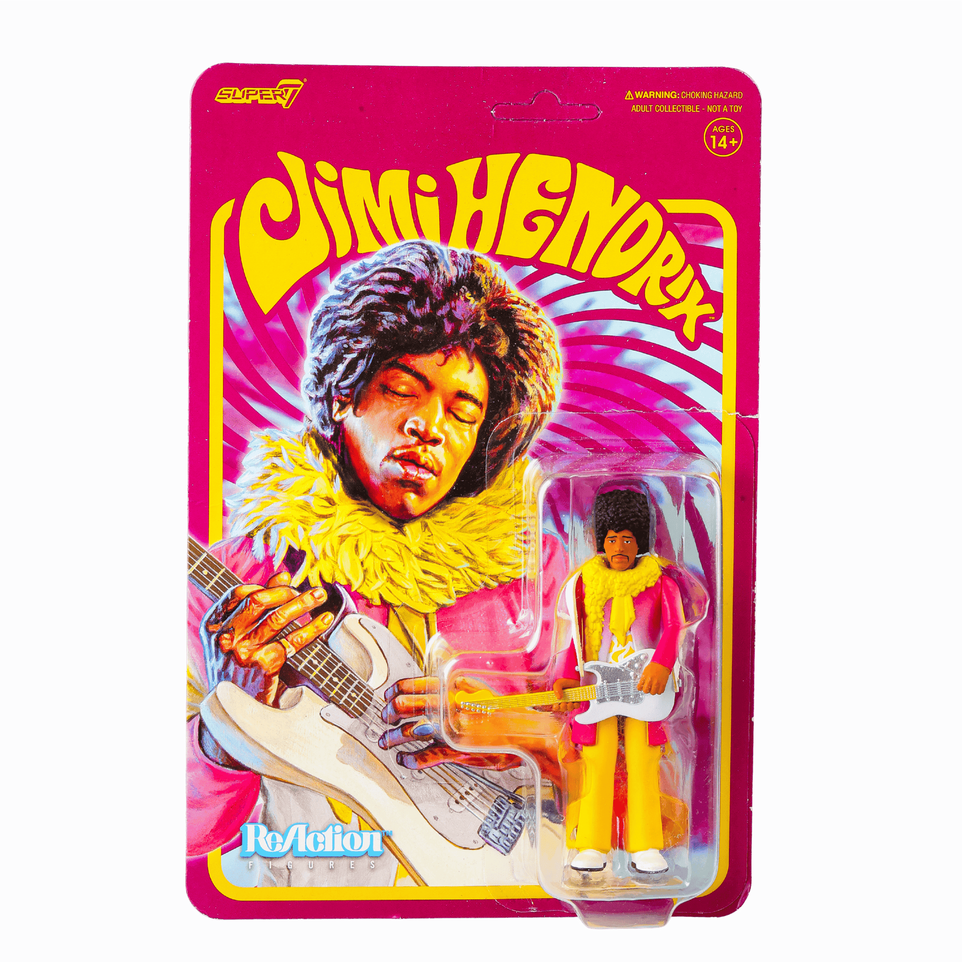 Super7 Jimi Hendrix ReAction Figure Wave 4